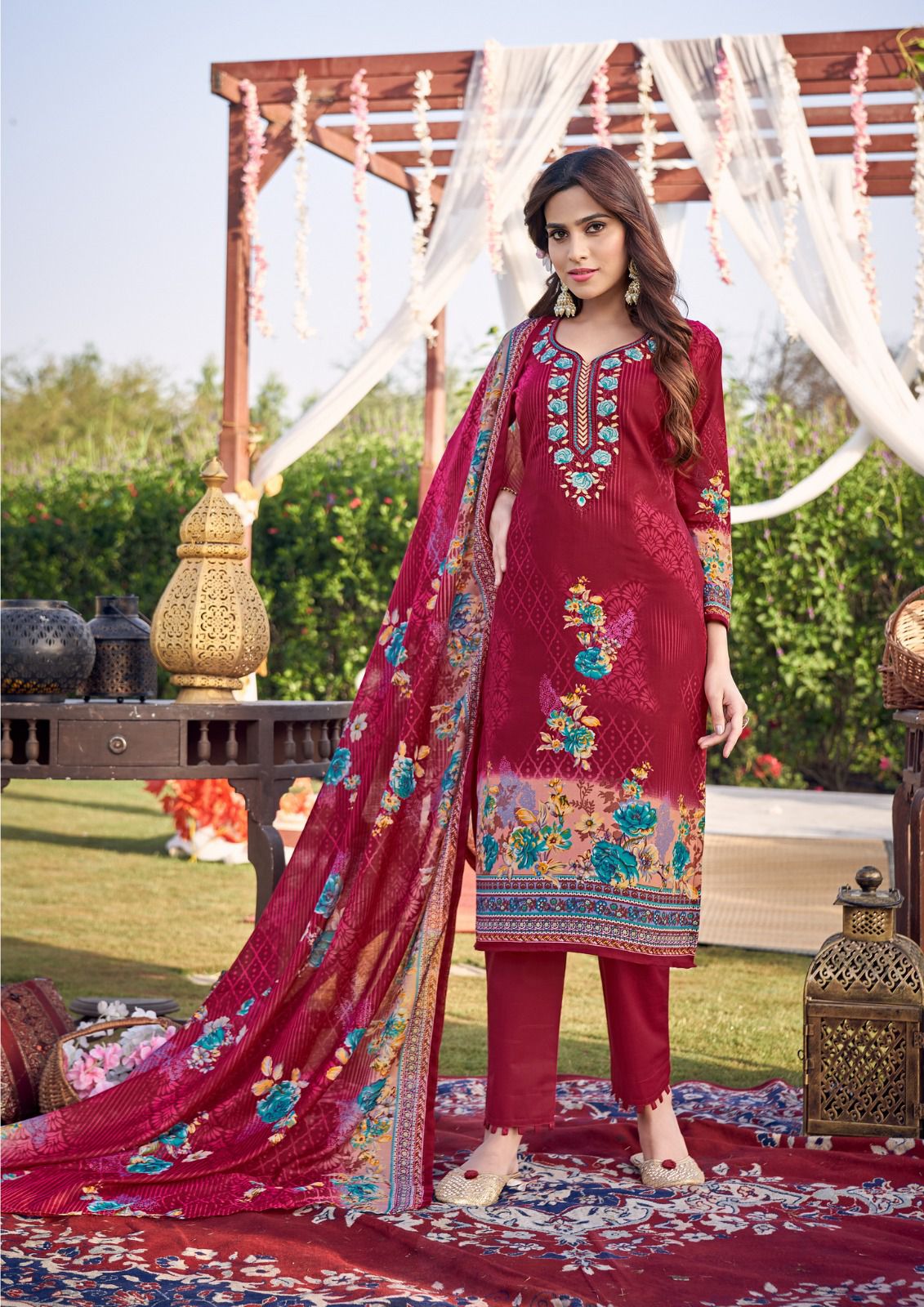 Al Karam Gulfam Vol 2 Cotton Dress Material Catalog